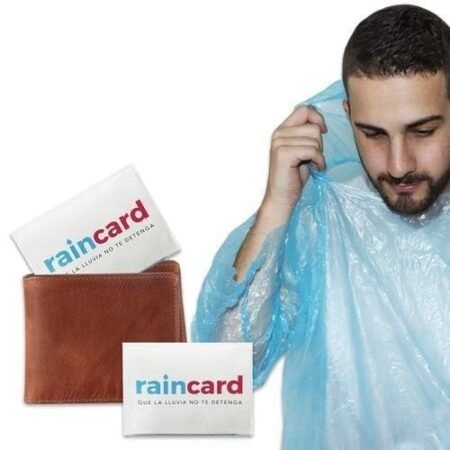 Unisex Disposable Rain Card pack 5 pcs